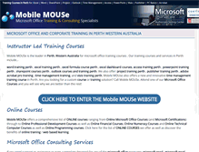 Tablet Screenshot of mobilemouse.com.au